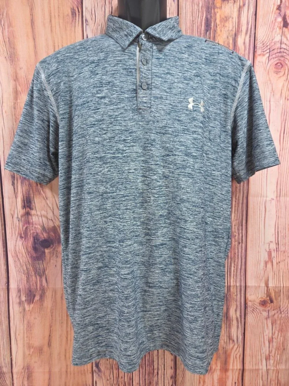 Under Armour Boys Loose Fit HeatGear Blue Polo Size XL ScentControl
